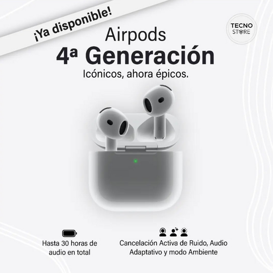 AirPods 4 GENERACION ICÓNICOS, AHORA ÉPICOS + SPOTIFY 1 MES